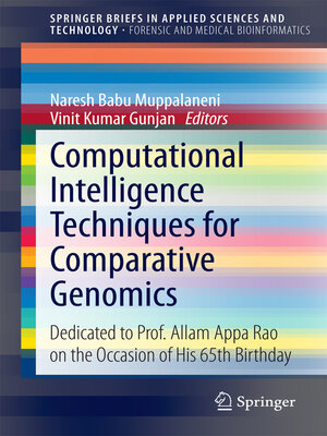 cover image of Computational Intelligence Techniques for Comparative Genomics